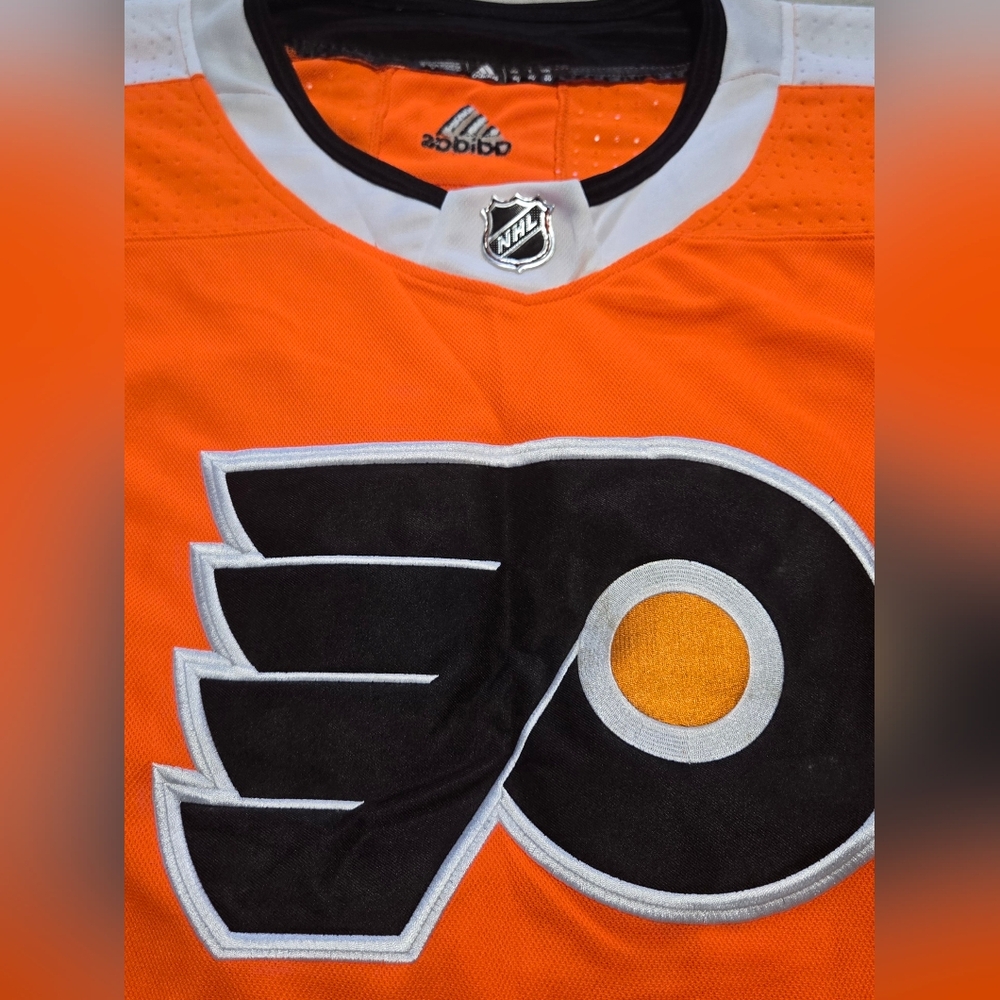 Authentic Adidas Philadelphia Flyers Shayne Gostisbehere Home Jersey #53 Size 60 - Picture 3 of 10